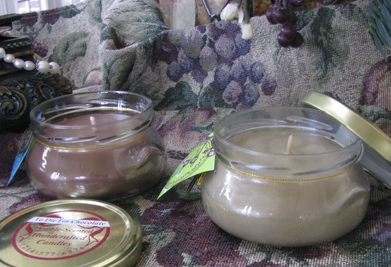 2ea Highly Scented Candles Todiefor Chocolate And Coffee 6oz Tureen Jar